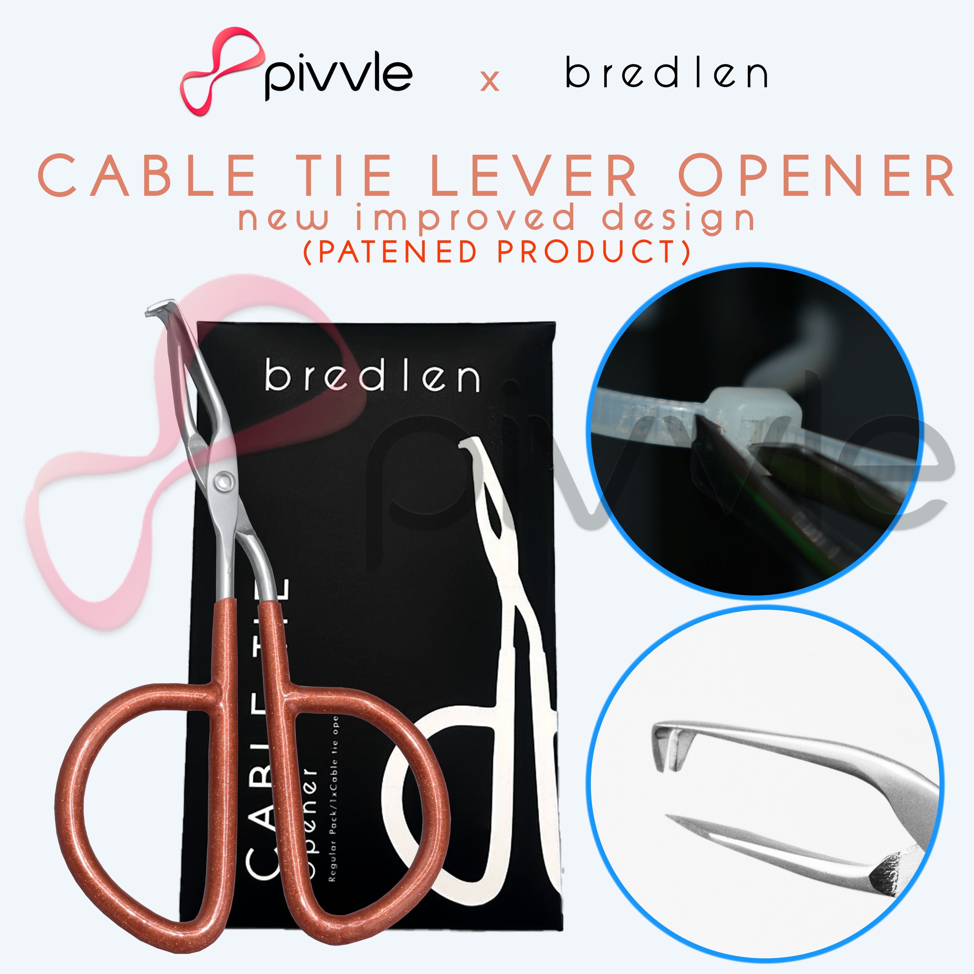 Cable tie Lever Opener | Opens Cable Ties in Just 1 Second | PATENT DESIGN