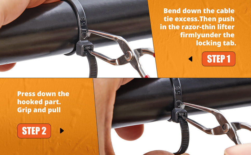 Cable tie Lever Opener | Opens Cable Ties in Just 1 Second | PATENT DESIGN